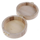 1PC Boutique Gift Wooden Box Jewerly Storage Gift Box Storage Wooden Round3C