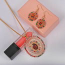 European And American Fashion Versatile Bohemian Necklace Earrings Combinat