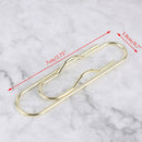 5X Portable Paper Clips Metallic Pen Holder Notebook Accesssories Desk Organ JR