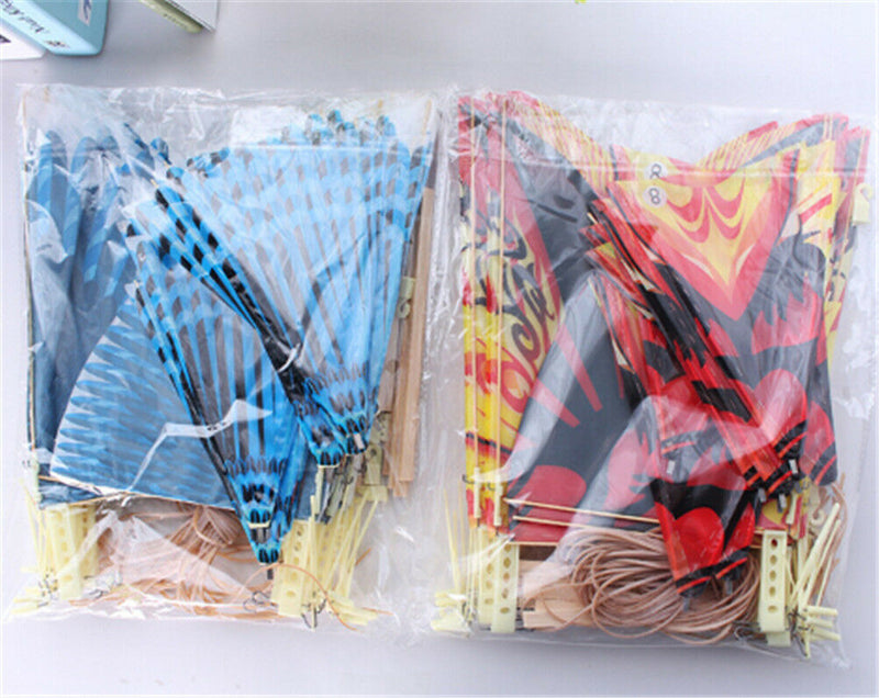 Rubber Band Power Handmade Birds Models Science Kite Toys Kids Assembly Gift  Z