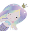 Kids Mermaid Garland Baby Shower Birthday Party Flag Mermaid Party DecoS Gw
