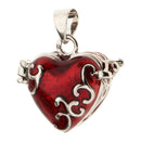 3x Heart Pet Urn Pendant Necklace Cremation Keepsake Memorial Craft Jewelry