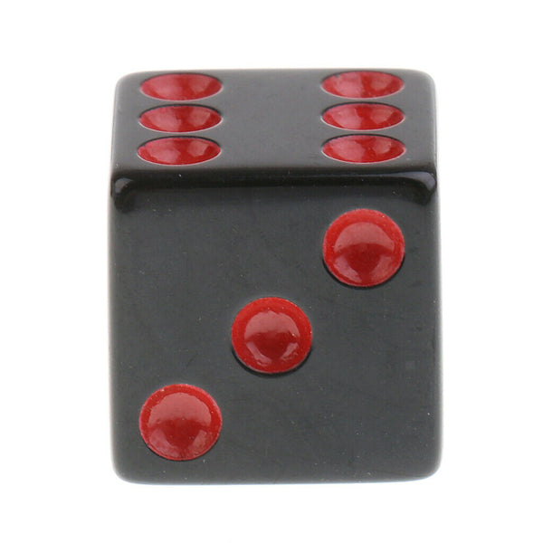 10pcs/pack D6 6-Sided Red Dice for Friends Party Game Entertainment Tools Table