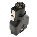 16 Pin OBD2 Male Terminal Diagnostic Connector Wiring Adapter Plug Shell Tool