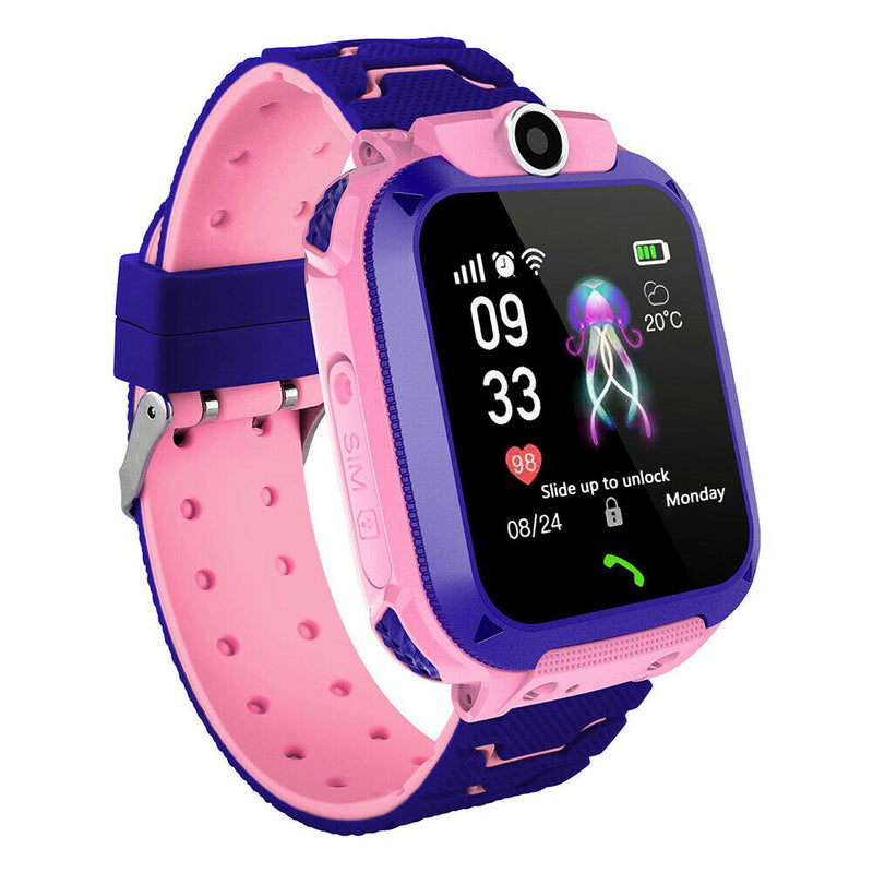 A28 Waterproof Smart Watch Kids Touch Screen Location Tracker Phone Watch