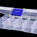 10compartments transparent visible plastic fishing lure box fishing tackle box3c