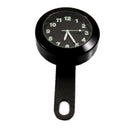 7/8" 1" Motorcycle Bike Black Dial Handlebar Clock waterproof Sports Watch Trend