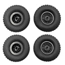 4x Rubber RC Car Tire for WPL B14 B24K C14 C14K B36K Crawler DIY Upgrade
