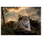 5D DIY Full Drill Diamond Painting Leopard Cross Stitch Embroidery Mosaic