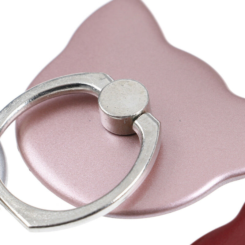 360 Degree Adjustable Finger Ring cat head shape Phone Stand Holder Phone Hold Z