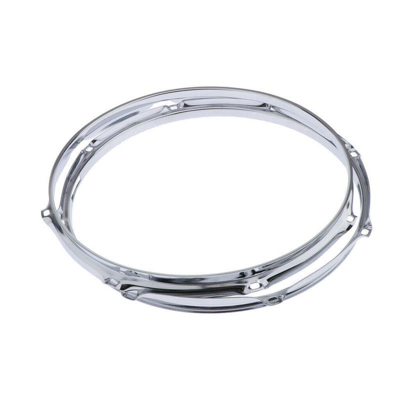 Heavy Duty 13 Inch 8 Lug Snare Drum Hoop Rim Batter Hoop 1.2Mm (Pack of 2)