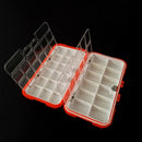 Pocket Waterproof Fishing Tackle Box Hook Bait Flies Case 12 compartments Insert