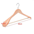Wooden Wood Color Clothes Hangers Walnut Coat Suit Dress Pants Shirt Hanger
