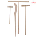 4Pcs Zen Garden Set Meditation Tools Home Decor Bamboo Rake AccessoriesFT