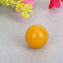 18mm Natural Amber Beeswax Crystal Ball Healing Sphere + Stand DIY Jewelry