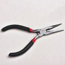 2x Mini Long Pliers Hand Tools Kit Jewelry Round Nose Making Beading Wire  NLY