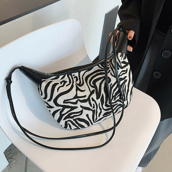 Travel Casual Shoulder Messenger Bag Nylon Animal Pattern Women Shoulder Handbag