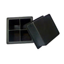 Silicone Ice Cube Square jumbo king Size Big Black Mould Large Mold TrayB Bj