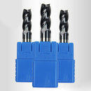 8x 4mm Tungsten Carbide Coated 4 Flute End Mill CNC Milling Cutter Drill Tool