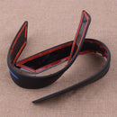 2X Black Front Rear Bumper Anti Scratch Protector Strip Trim Corner Guard