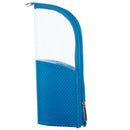 Women Makeup Storage Bag Toiletries Organizer Makeup Brush Holder (Blue) A