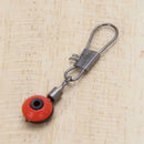 60pcs Fishing Tackle Running Ledger Slider Deads Snap Links Swivels 3 Size