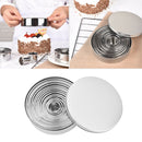 Stainless Steel Round Cookie Biscuit Cutter Molds Set 14 Pieces Heavy Duty