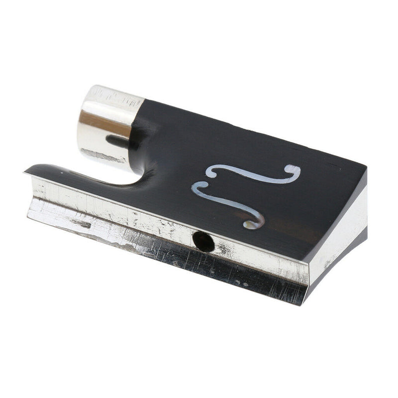 1 Set Ebony Violin Bow Frog Screw 3/4 4/4 Size Metal Violin Parts for Fiddle