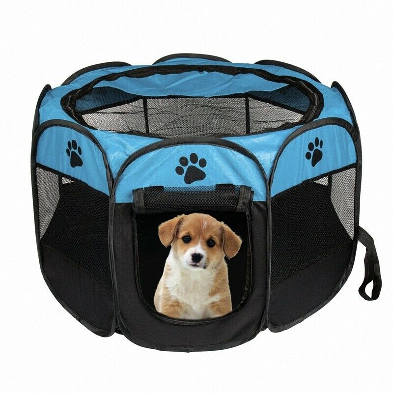 Portable Folding Pet tent Dog House Cage Dog Cat Tent Playpen Puppy Kennel  Y8S1