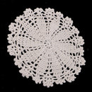 7" Round Cotton Crochet Lace Doily Placemat Table Mug Cup Mat Decor Coasters