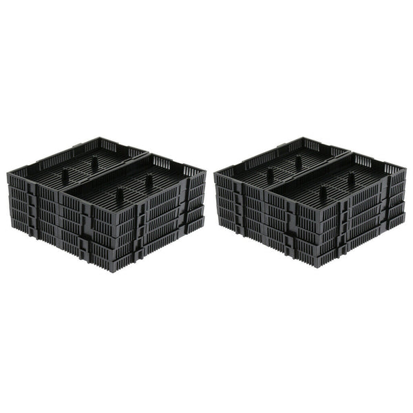 20 Pcs Grid Divider Tray Aquarium Fish Tank Filter Bottom Isolation Board