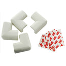 4 pcs Baby Kids Table Corner Protector Corner Cushions White