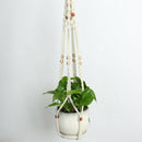 Macrame Plant Hanger Indoor Outdoor Hanging Planter Basket Cotton Rope With