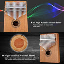 17 Keys Kalimba Thumb Piano Finger Piano Musical Toys With Tune-Hammer And  U5Z5