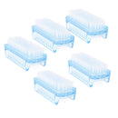 5pcs Double Side Nail Dust Duster Cleaner Brushes UV Gel Nails Art Remover Tools