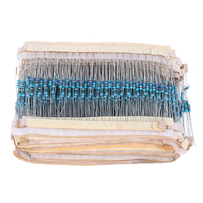 1460Pcs 1/4W Metal Film Resistor Kit Assortment Set Labelled 1%Precision 73Va BX