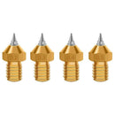 4Pcs New Arrivals V5 V6 Brass Nozzle M6 Threaded 0.2/0.3/0.4/0.5mm Removabl C2X3