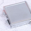 Personalised Folding Mirror Key Ring Keychain Mini Compact Pocket Cosmet+TEUS