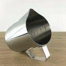 600ML Steel Coffee Milk Frothing Jug Garland Cup with Scale Thermometer