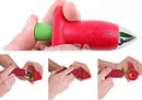 1* Tomato Strawberry Stem Leaves Huller Remover Removal Fruit Corer 3c