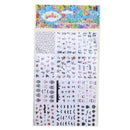 12 sheets Manicure Halloween Water Transfer Nail Art Decoration Stickers A