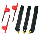 3Pcs 1/2 inch CNC Lathe Carbide Turning Tools Indexable Holder Set SDNCN121 G2Z7