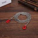 RC Car Red Chain Pull Rope Rescue Hook for Traxxas Tamiya 1/10 RC Crawler