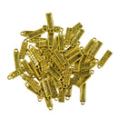 100Pcs Metal MADE WITH LOVE Rectangle Charms Pendants for DIY Jewelry Craft