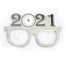 9PCS Happy New Year Party Favor Glasses Photobooth Props for Festival Suppli Hn