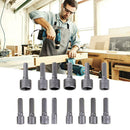 14pcs Strong Sleeve Wrench Hexagonal Handle Screw Sleeve Pneumatic Bits SN9F