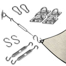 Sun Shade Sail Hardware Kit, Stainless Steel Shade Sail Accessories Handy S