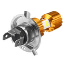 H4 Motorcycle 10W LED 3 COB Motorcycle Headlight Bulb 500LM Hi/Lo Beam Li 3C