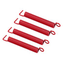 4 Pcs of Pack Iron Guitar Replacement Tremolo Bridge Tension Springs Red