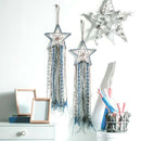 Handmade Knitting Dream Catcher Bohemian Tapestry Hanging Tassel Ornament